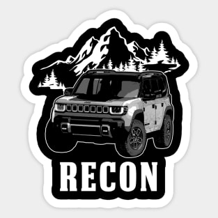 Jeep Recon jeep car name Sticker